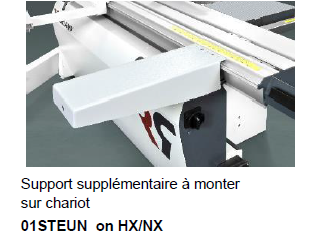 01STEUN support supplémentaire sur chariot