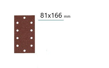 Abrasif 81x166mm