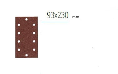 Abrasif 93x230mm