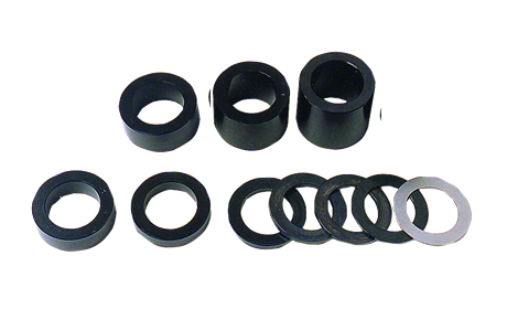jeu 10 bagues de remplissage 1 à 40mm total 130mm (d:45 al:30)
