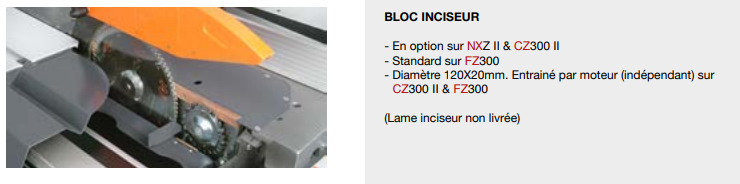 NXRITS bloc inciseur