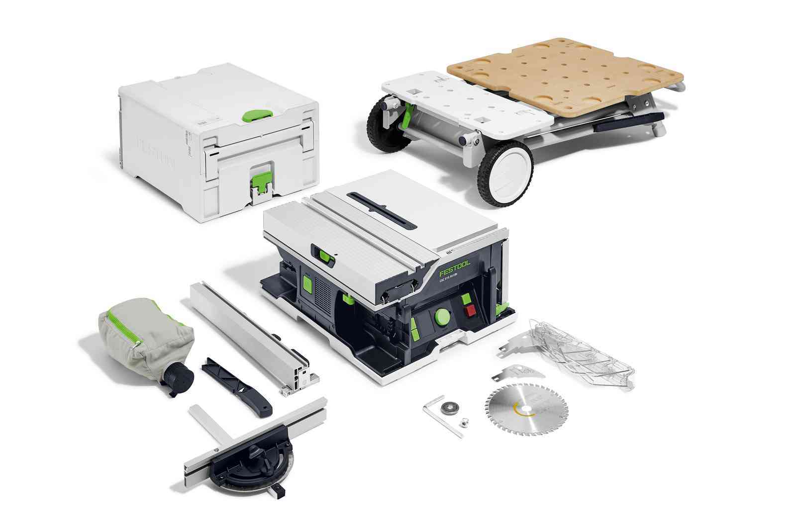 Scie circulaire sur table sans fil CSC SYS 50 EBI-Basic-Set