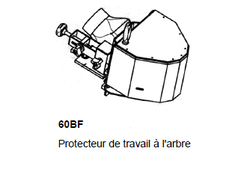 60BF protecteur de travail à l'arbre