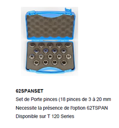 62SPANSET set de portes pinces