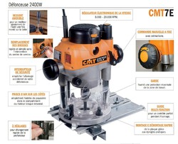 Défonceuse bois - Outillage électroportatif