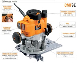 Défonceuse bois - Outillage électroportatif