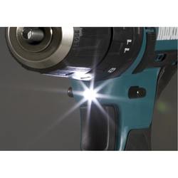 Lumière LED Perceuse visseuse à percussion sans fil MAKITA HP333DWAE - 12 V Li-Ion 2 Ah CXT