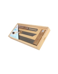 kit de menuisier dans caisse en bois