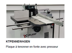 KTPENNEWAGEN plaque à tenonner avec presseur