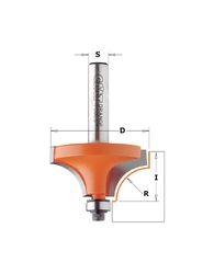 Mèche pour quart de rond avec feuillure