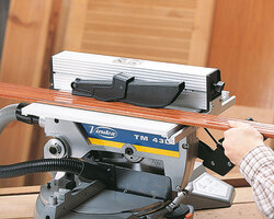 scie à onglet inclinable avec table supérieure TM43L 3