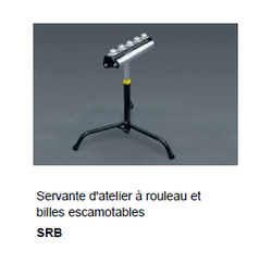 SRB servante à rouleau et billes escamotable